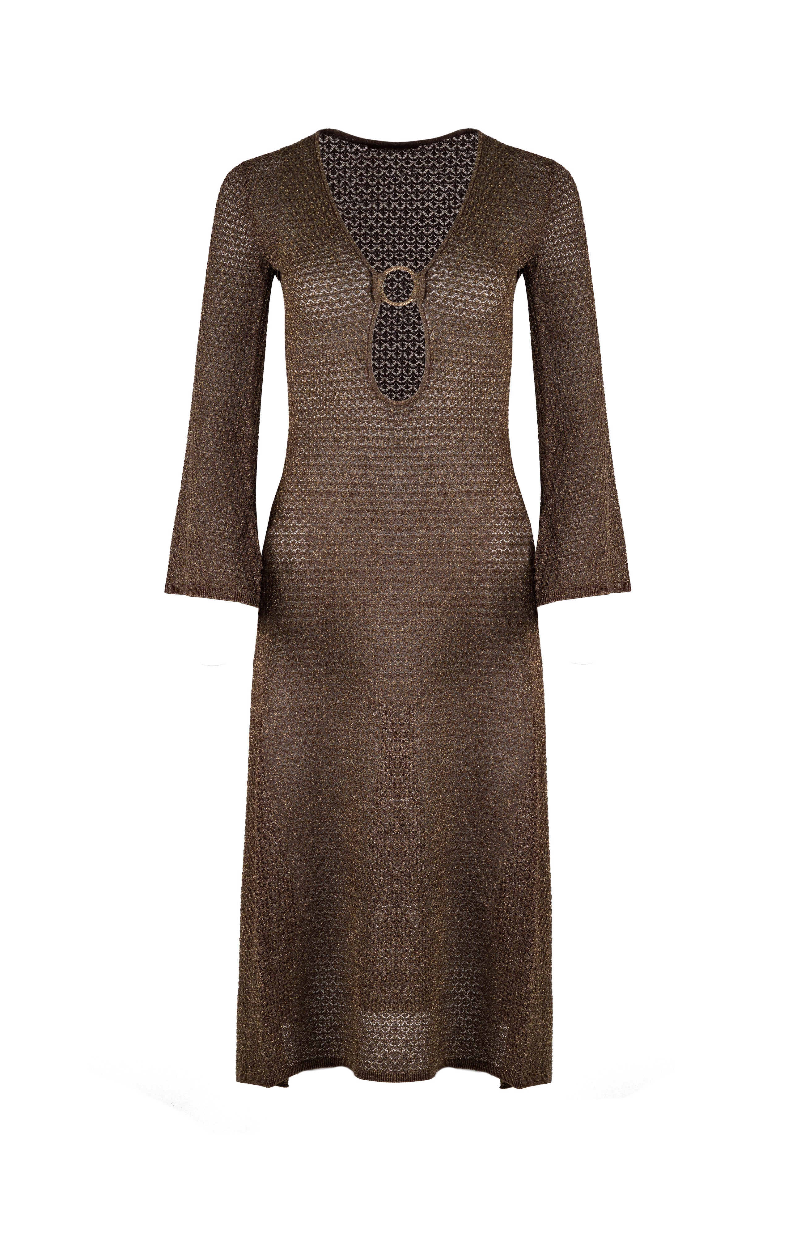 Olivia Long Sleeve Maxi Dress Front Image